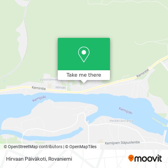Hirvaan Päiväkoti map