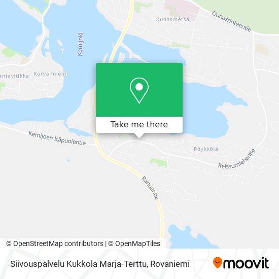 Siivouspalvelu Kukkola Marja-Terttu map
