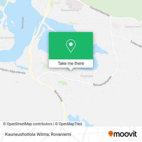 Beauty Salon Wilma map