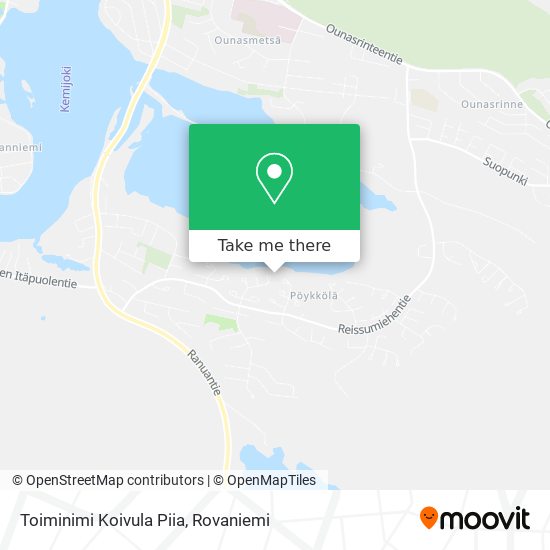 Toiminimi Koivula Piia map