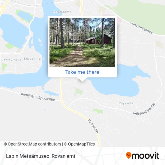 Lapin Metsämuseo map