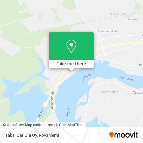 Taksi Car Ola Oy map