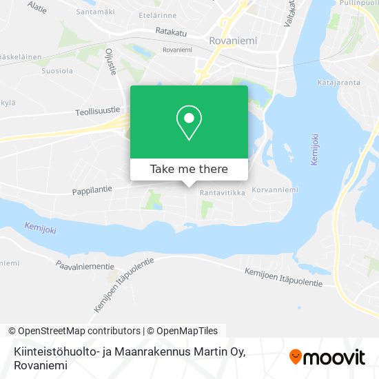 Kiinteistöhuolto- ja Maanrakennus Martin Oy map