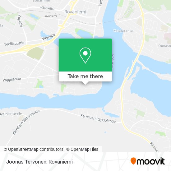 Joonas Tervonen map