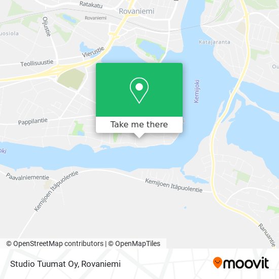 How to get to Studio Tuumat Oy in Rovaniemi by Bus?
