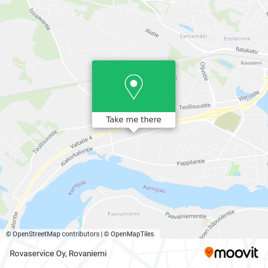 Rovaservice Oy map