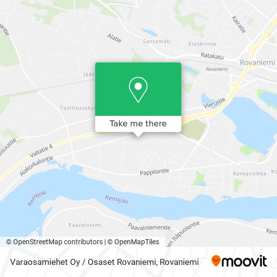 Varaosamiehet Oy / Osaset Rovaniemi map