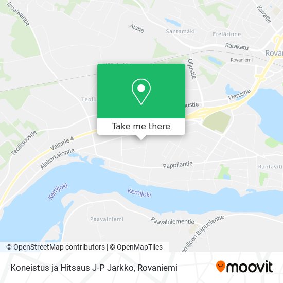 Koneistus ja Hitsaus J-P Jarkko map
