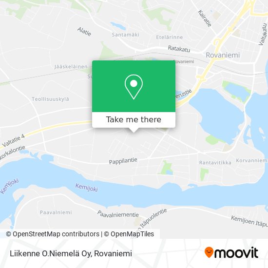 Liikenne O.Niemelä Oy map