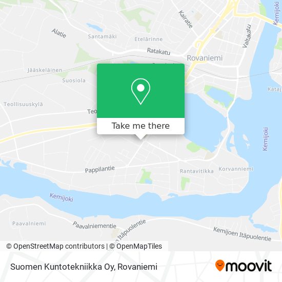 How to get to Suomen Kuntotekniikka Oy in Rovaniemi by Bus?