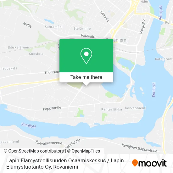 Lapin Elämysteollisuuden Osaamiskeskus / Lapin Elämystuotanto Oy map