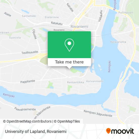 University of Lapland map