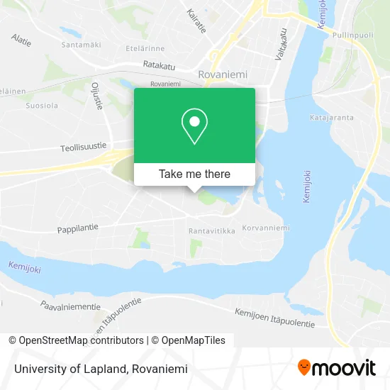 University of Lapland map