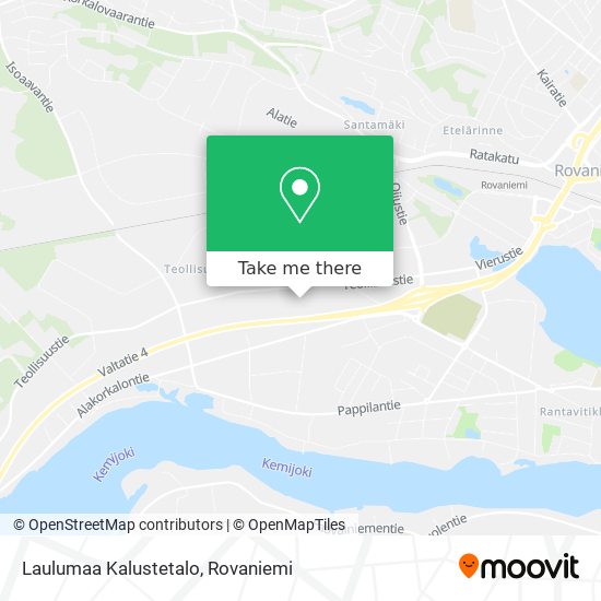Laulumaa Kalustetalo map