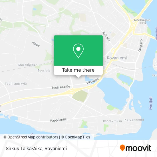 Circus Taika-Aika map