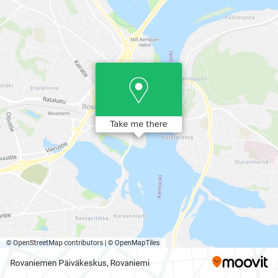 Rovaniemen Päiväkeskus map