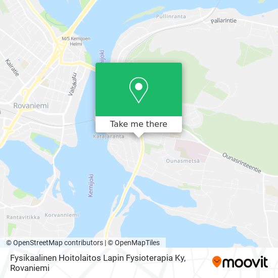 Fysikaalinen Hoitolaitos Lapin Fysioterapia Ky map