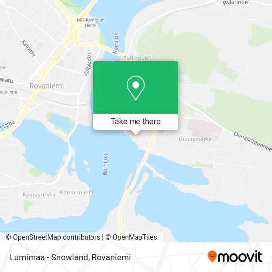 Lumimaa - Snowland map