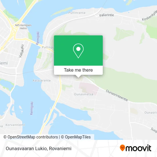 Ounasvaara High School map