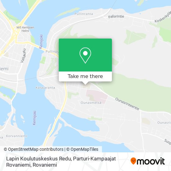 Lapin Koulutuskeskus Redu, Parturi-Kampaajat Rovaniemi map