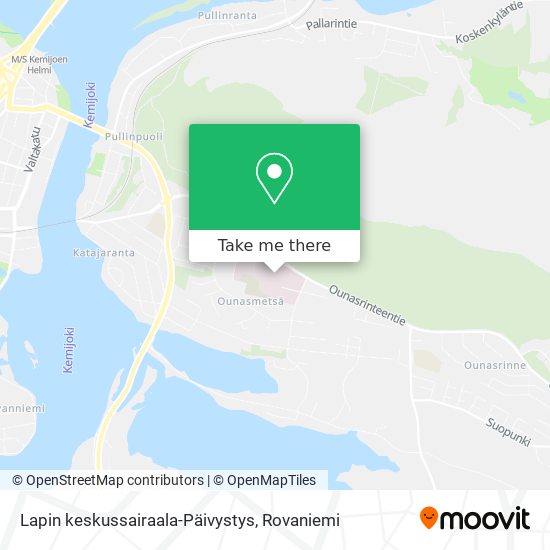 Lapin keskussairaala-Päivystys map