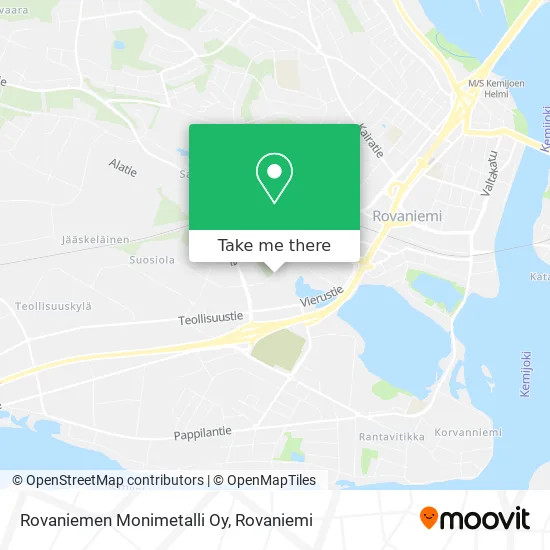 Rovaniemi Multimetal Ltd map