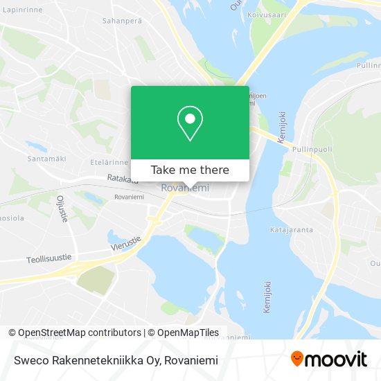Sweco Rakennetekniikka Oy map