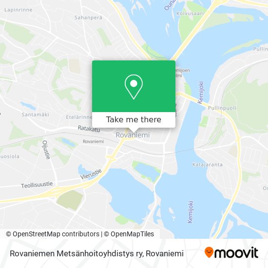 Rovaniemen Metsänhoitoyhdistys ry map