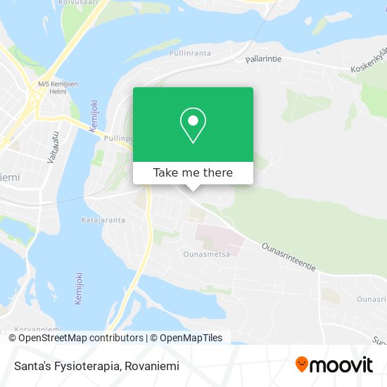 Santa's Fysioterapia map