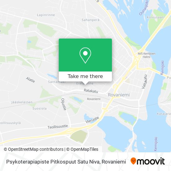 Psykoterapiapiste Pitkospuut Satu Niva map