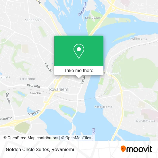 Golden Circle Suites map