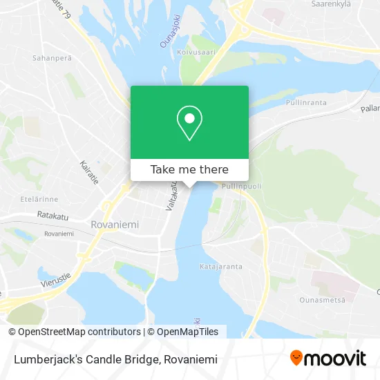 Lumberjack's Candle Bridge map