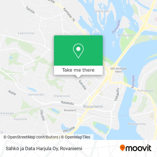 Sähkö ja Data Harjula Oy map