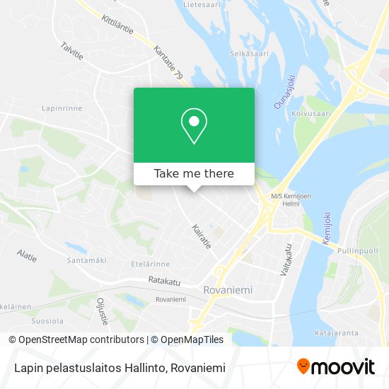 Lapin pelastuslaitos Hallinto map