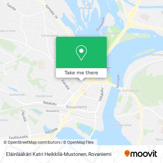 Eläinlääkäri Katri Heikkilä-Mustonen map