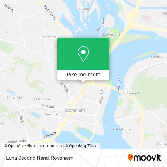 Luna Second Hand map