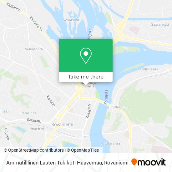 Ammatilllinen Lasten Tukikoti Haavemaa map