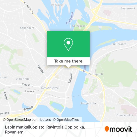 Lapin matkailuopisto, Ravintola Oppipoika map