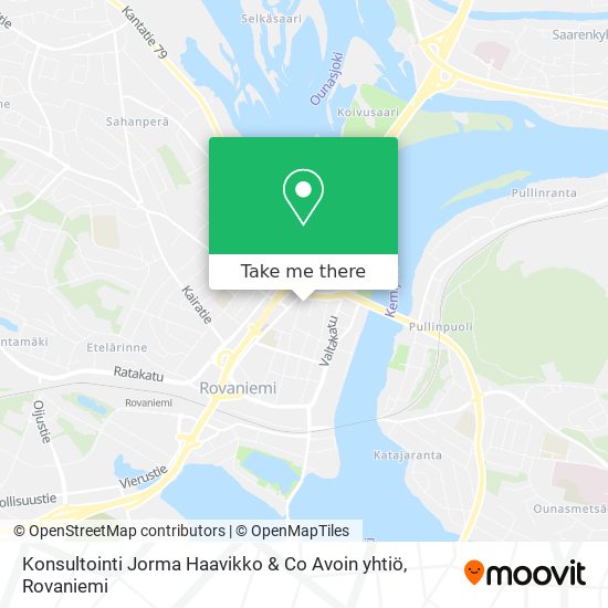 Konsultointi Jorma Haavikko & Co Avoin yhtiö map