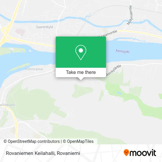 Rovaniemi Bowling Hall map