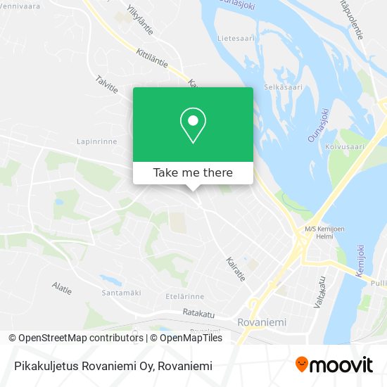 Pikakuljetus Rovaniemi Oy map