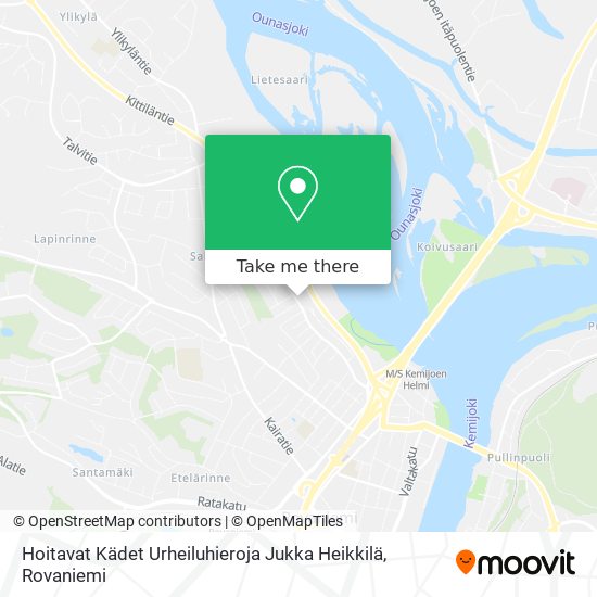 Hoitavat Kädet Urheiluhieroja Jukka Heikkilä map