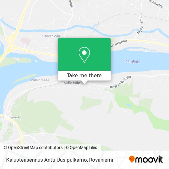 Kalusteasennus Antti Uusipulkamo map