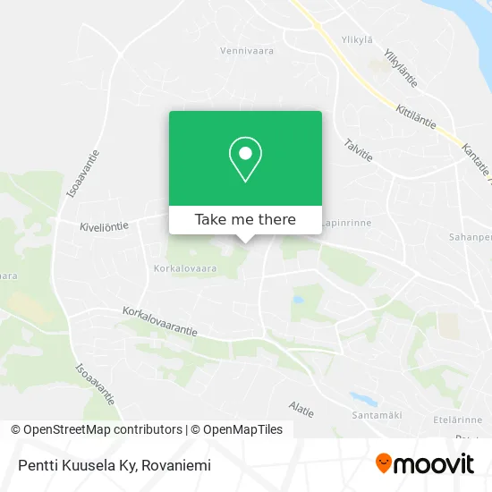 Pentti Kuusela Company map