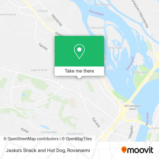 Jaska's Snack and Hot Dog map