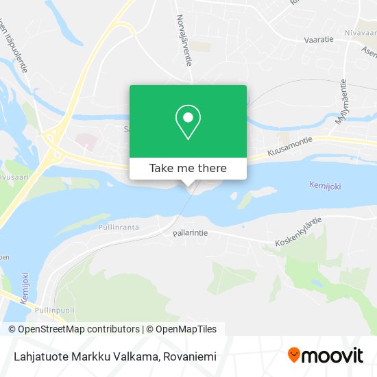 Lahjatuote Markku Valkama map