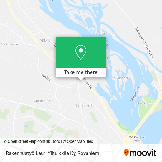 Rakennustyö Lauri Ylitulkkila Ky map