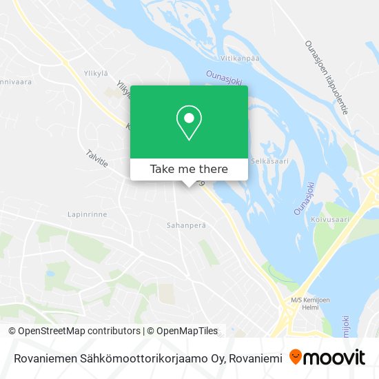 Rovaniemen Sähkömoottorikorjaamo Oy map