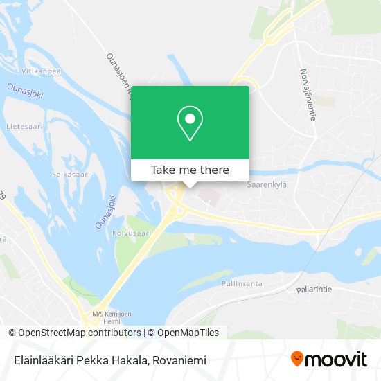 Eläinlääkäri Pekka Hakala map