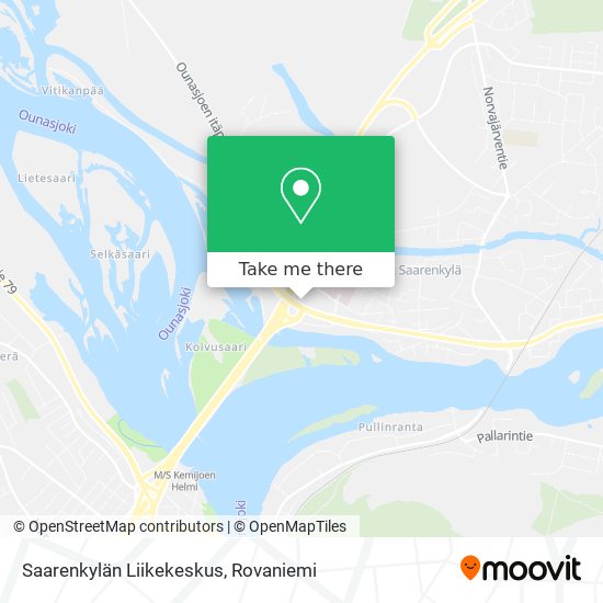 Saarenkylän Liikekeskus map